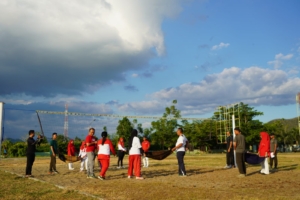 Kodim 1628/Sumbawa Barat Gelar Lomba Voli Berpasangan Meriahkan HUT RI ke-80.