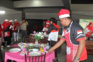 Koramil 1608-06/Wawo Juara Lomba Masak Nasi Goreng di HUT RI ke-80 Kodim Bima