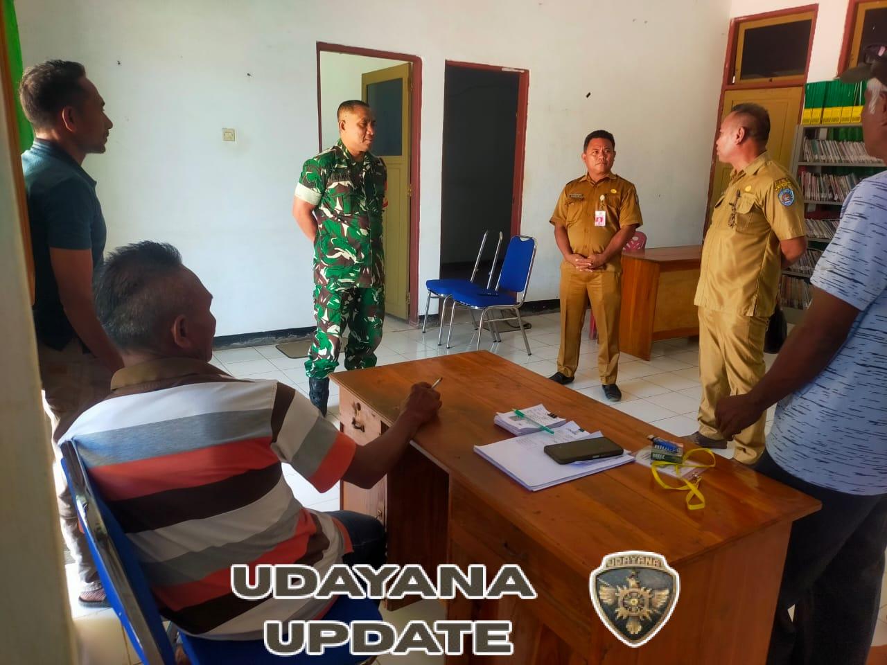 Babinsa Koramil 1627/02 PB Hadiri Klarifikasi Sengketa Tanah di Kelurahan Olafulihaa