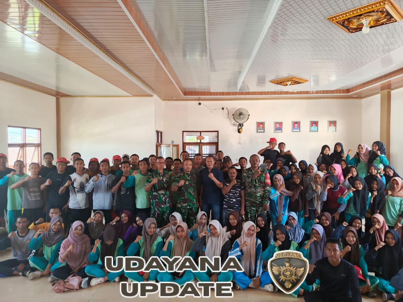 Dansatgas TMMD ke-125 Suntikkan Semangat Patriotisme kepada Paskibraka di Buer