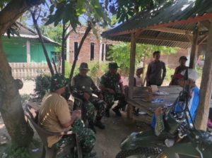 Dansatgas TMMD ke-125 Rajut Kedekatan dengan Warga Desa Kalabeso