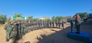 Kikav KKA Kodam IX/Udayana Gelar Uji Siap Tempur Tingkat Peleton di Perbatasan