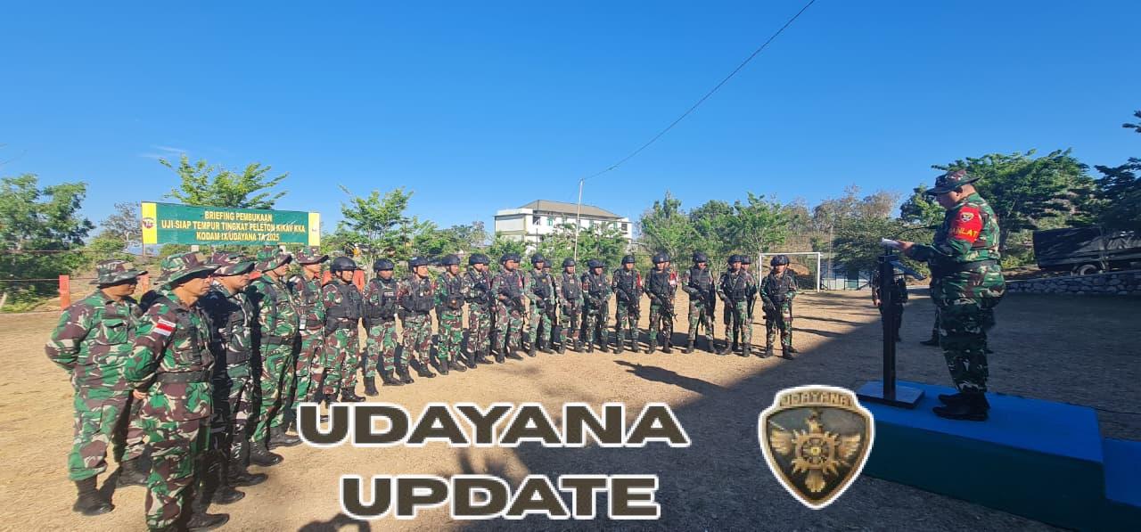 Kikav KKA Kodam IX/Udayana Gelar Uji Siap Tempur Tingkat Peleton di Perbatasan