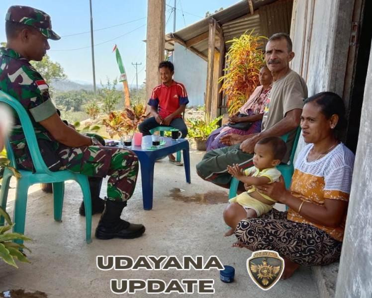 Anjangsana Babinsa Miotim, Perkuat Sinergi TNI dan Warga di TTU