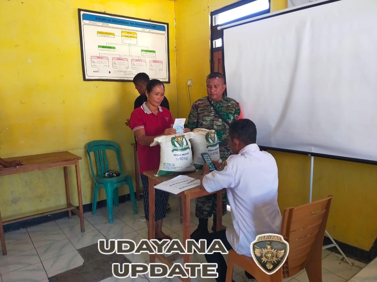 Babinsa Pendampingan Pembagian Bantuan Pangan Tahun 2025