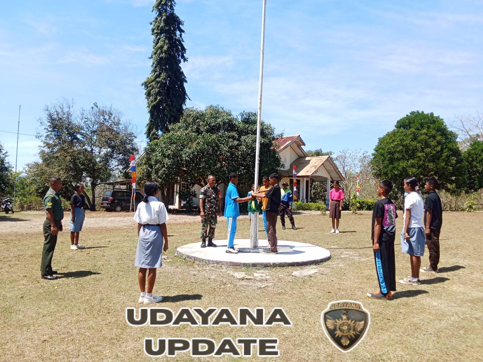 Babinsa dan Babinkamtibmas Aktif Latih Paskibraka di Kabupaten TTU