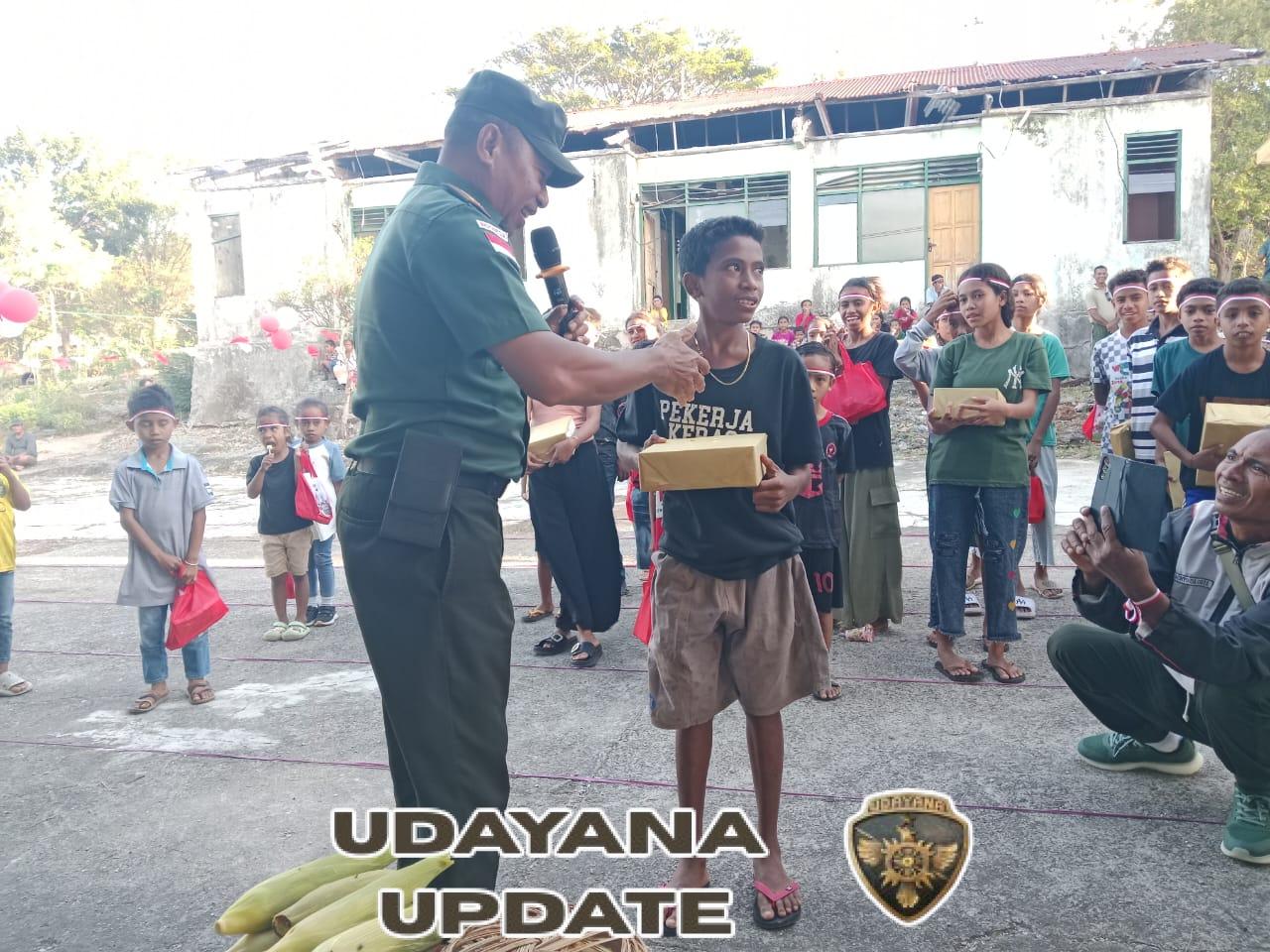 Warga Masyarakat Amarasi Antusias Bersama Koramil 04/Amarasi Sukseskan Lomba HUT Ke-80 RI