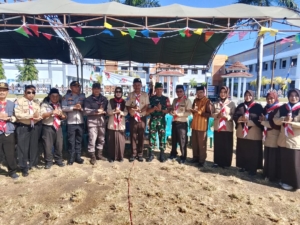 Babinsa Karijawa Hadiri Penutupan Kemah Akbar HUT Pramuka ke-64