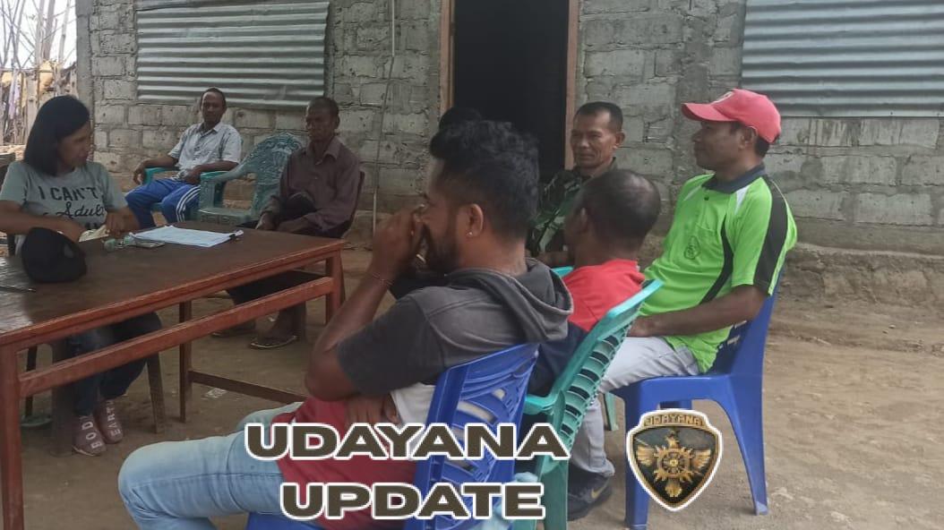 Babinsa dan Masyarakat Bersinergi Jaga Keamanan di Dusun Wolo Tou