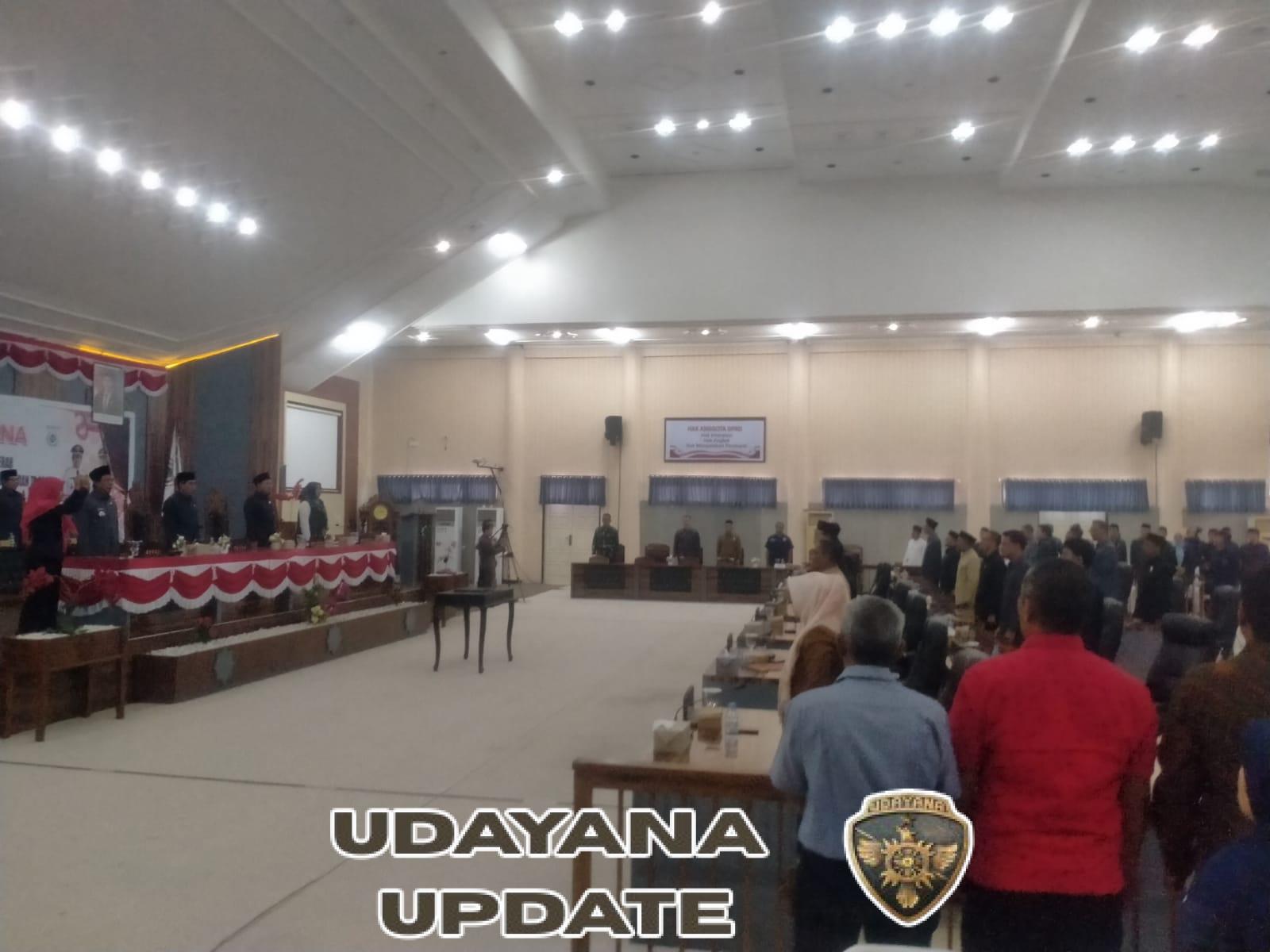 Danramil 1628-01/Taliwang Hadiri Rapat Paripurna DPRD Sumbawa Barat Bahas RAPBD 2025