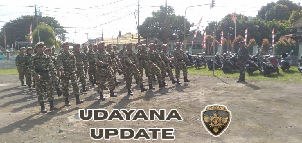 Kodim 1602/Ende Latih Komcad Jelang Upacara HUT RI ke-80