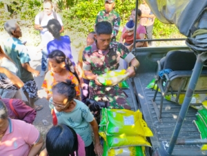 Peduli Masyarakat, Kodim 1609/Buleleng Gelar Gerakan Pangan Murah Tepat Sasaran