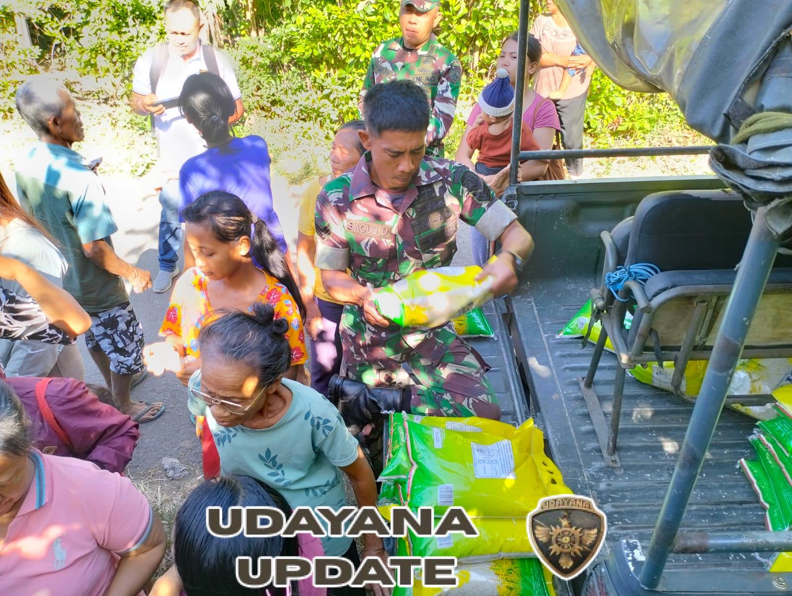 Peduli Masyarakat, Kodim 1609/Buleleng Gelar Gerakan Pangan Murah Tepat Sasaran