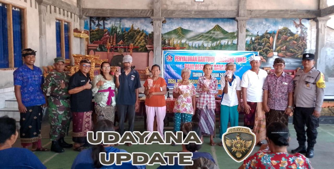 Babinsa Poh Bergong Pererat Kebersamaan lewat Pemantauan BLT DD