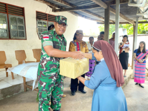 Sentuhan Kasih HUT RI, Dandim 1618/TTU Hadir untuk Anak Panti Bitauni