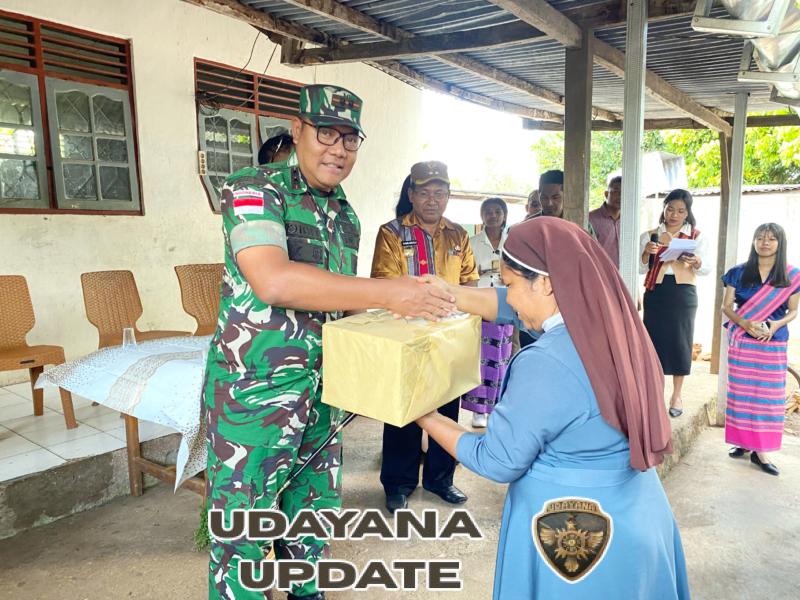 Sentuhan Kasih HUT RI, Dandim 1618/TTU Hadir untuk Anak Panti Bitauni