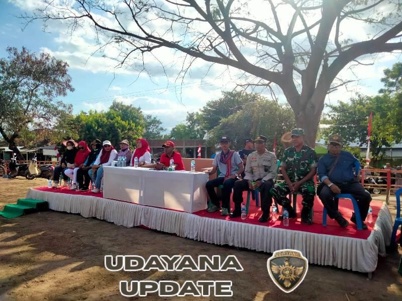 Pengamanan Ketat Pos Ramil dan Polsek Lancarkan Lomba Gerak Jalan Ambalawi