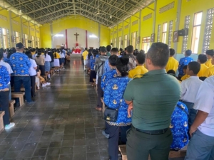 Babinsa Koramil 1612-07/Satar Mese Sertu Ferdinandus Haryanto: “Kami Pastikan Momen Bersejarah Ini Aman & Khidmat