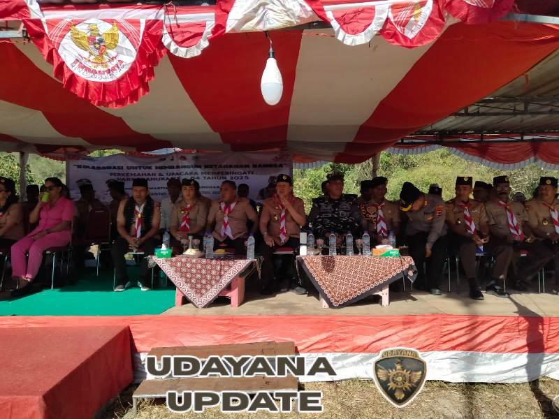 Camping Pramuka ke-64 Resmi Ditutup, Babinsa Koramil 1612-02/Komodo Serka Yohanes Suhardi Jadi Inspirasi Peserta