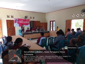 Babinsa Holoama Hadiri Musyawarah Desa RKPDes 2026 dan Rembuk Stunting