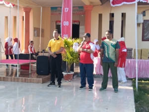 ‎Koramil Moyo Hilir Ikut Meriahkan Senam & Cek Kesehatan Gratis