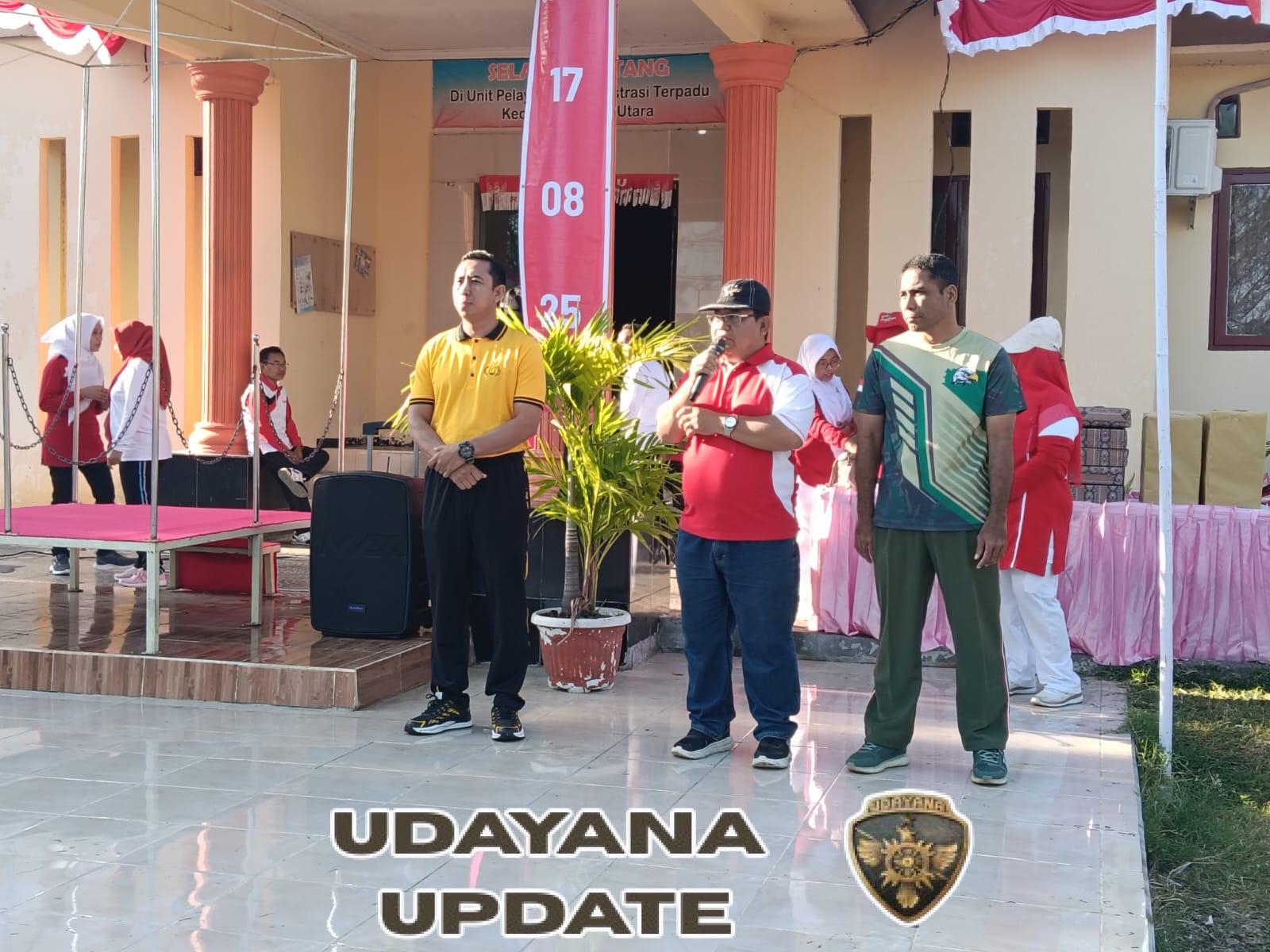 ‎Koramil Moyo Hilir Ikut Meriahkan Senam & Cek Kesehatan Gratis