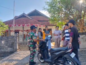 Babinsa Sedeoen Himbau Penginapan WNA Libatkan Pekerja Lokal