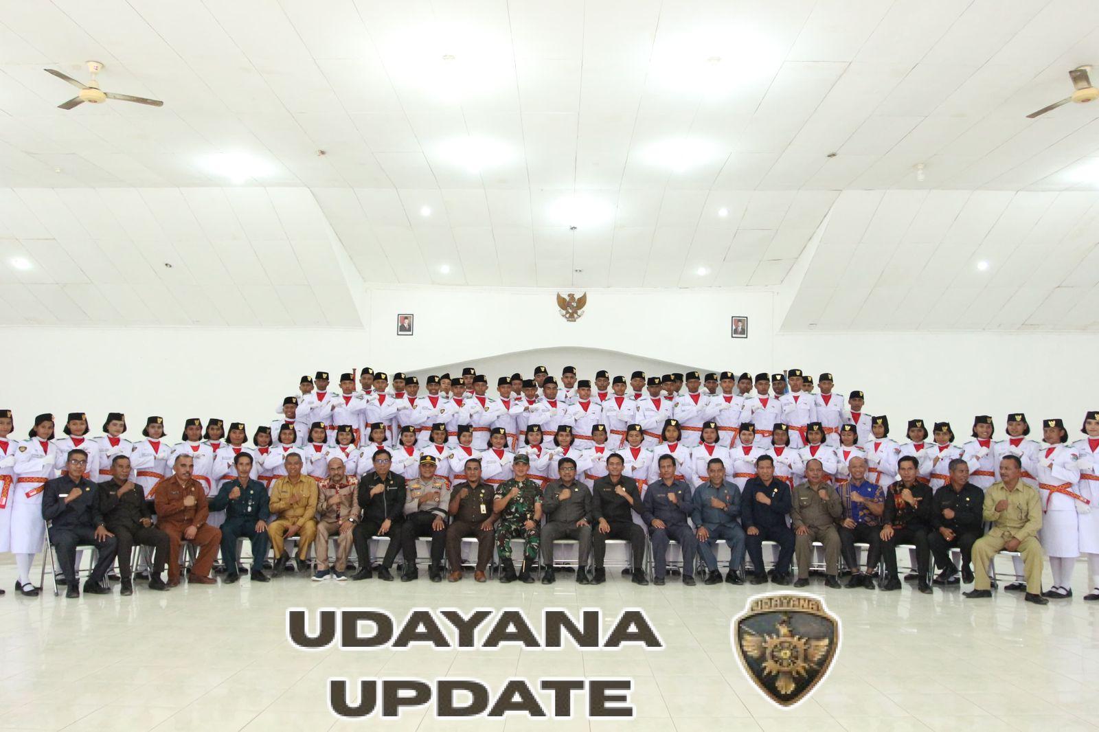 Dandim 1601/Sumba Timur Hadiri Pengukuhan Paskibraka 2025 di Gedung Nasional