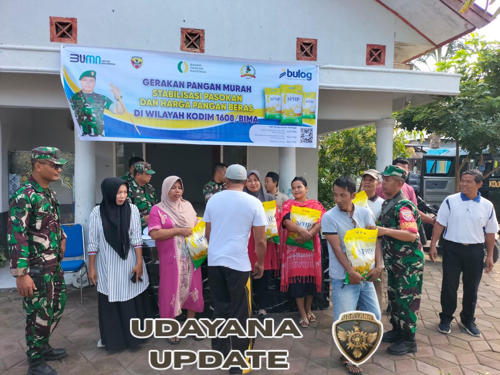 Kodim 1608/Bima Hadirkan Beras Murah, Dukung Warga Lawan Lonjakan Harga Pangan!