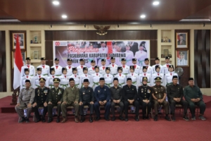 Kasdim 1607/Sumbawa Hadiri Pengukuhan Paskibraka Kabupaten Sumbawa 2025