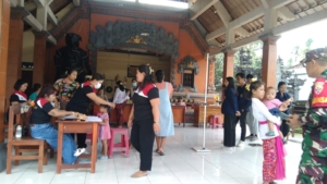 Babinsa Pikat Selalu Aktif Dampingi Posyandu Balita