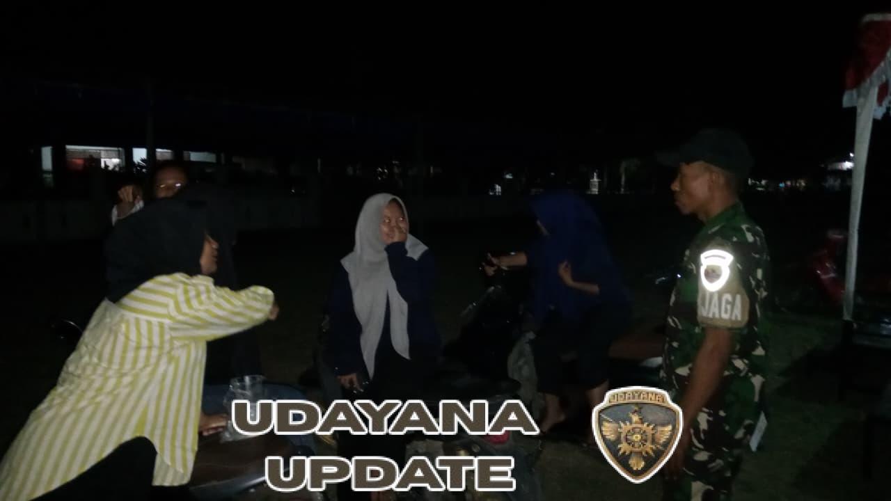 Koramil 1628-05/Jereweh Gelar Patroli Jaga Kamtibmas di Wilayah Binaan