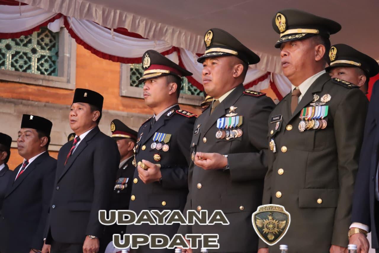 Kasdim 1616/Gianyar Hadiri Pengukuhan Paskibraka Kabupaten Gianyar Jelang HUT ke-80 RI