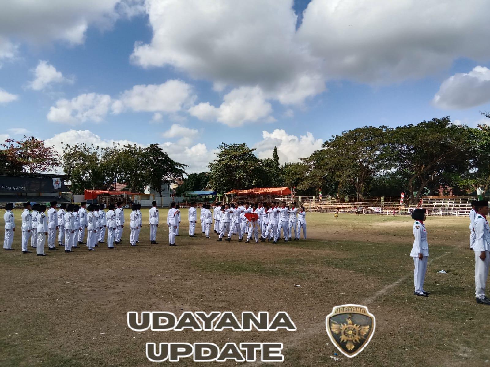 Koramil 1608-03/Sape Latih Paskibra Jelang HUT RI ke-80 Tingkat Kecamatan Sape