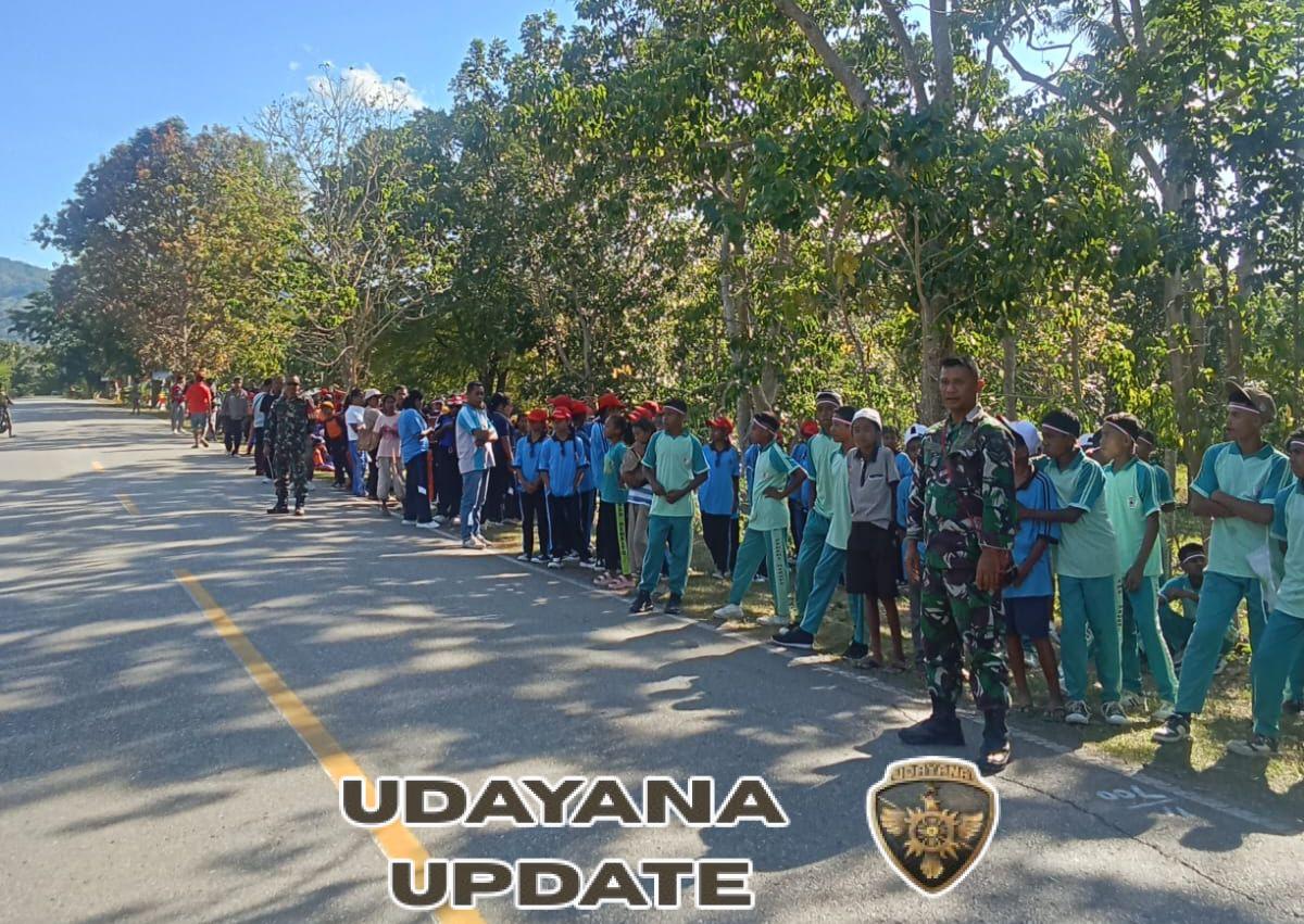 Gerak Jalan Pelajar di Biboki Tanpah Jadi Ajang Persatuan dan Kebersamaan