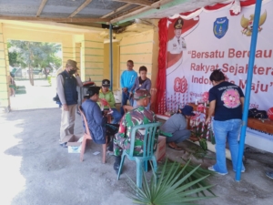 Serka Carlos Cardoso Motivasi Warga Insana Tengah dalam Persiapan HUT RI ke-80