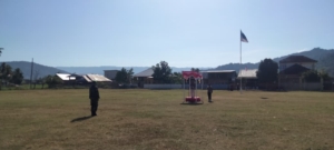 Babinsa Tepas Monitor Gladi Upacara HUT RI ke-80 di Brang Rea