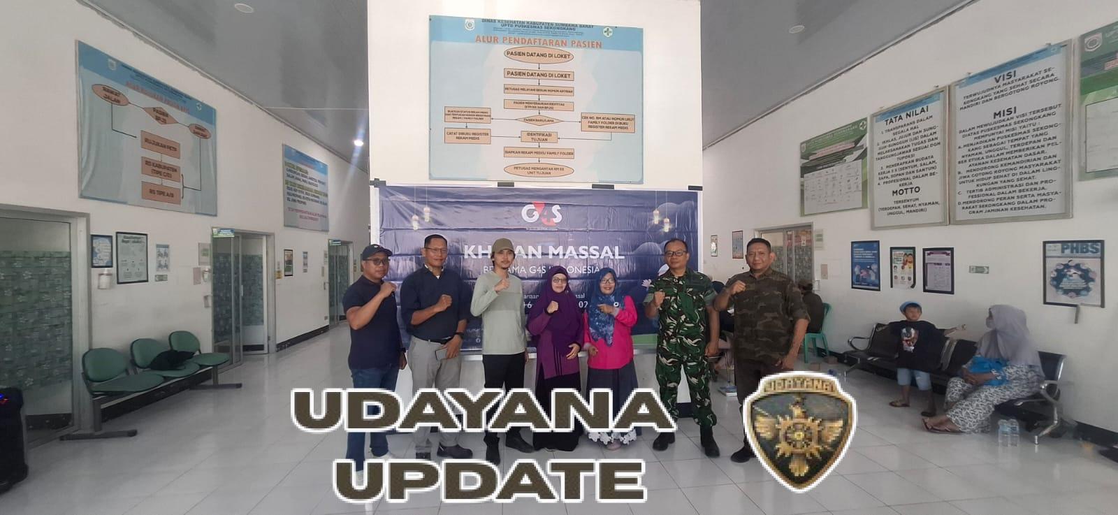 Danramil 1628-02 Sekongkang Hadiri Kegiatan Khitan Massal di Puskesmas Sekongkang