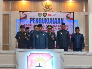 Dandim 1613 Sumba Barat Hadiri Pengukuhan Paskibraka 2025 di Aula Kantor Bupati