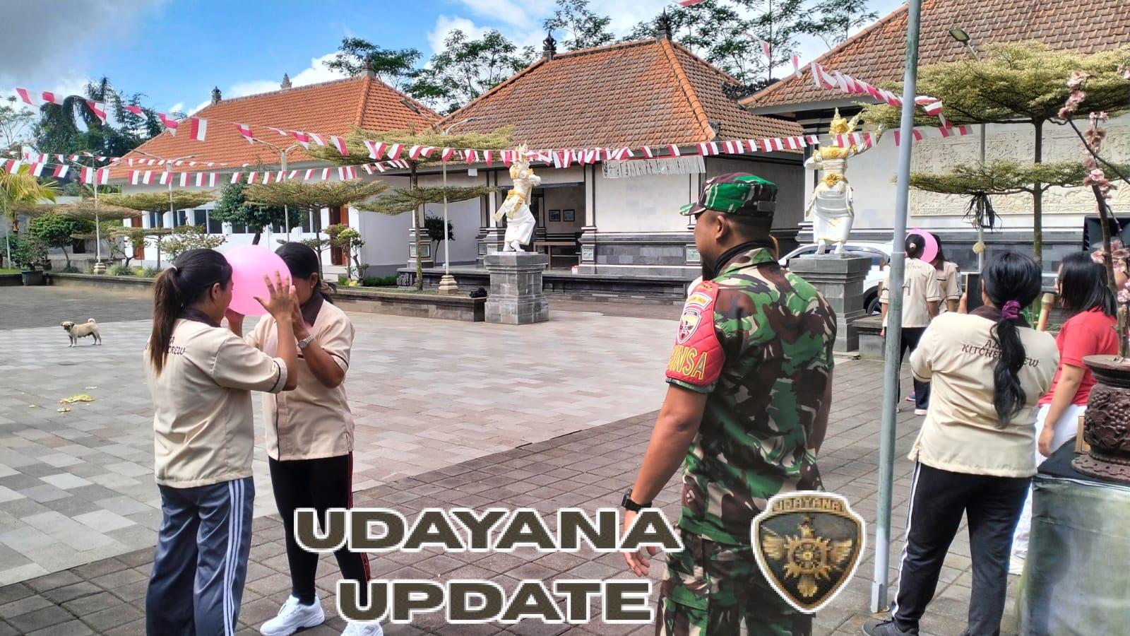 Babinsa Desa Landih Kawal Lomba HUT RI ke-80 di SPPG Mitra Alota Agung Bali