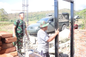 ‎Pembangunan Rumah Mesin Sumur Bor TMMD ke-125 Kodim 1607/Sumbawa Terus Berprogres