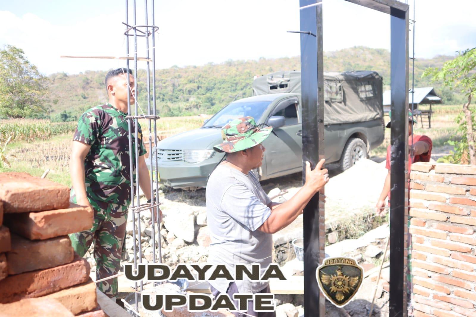 ‎Pembangunan Rumah Mesin Sumur Bor TMMD ke-125 Kodim 1607/Sumbawa Terus Berprogres