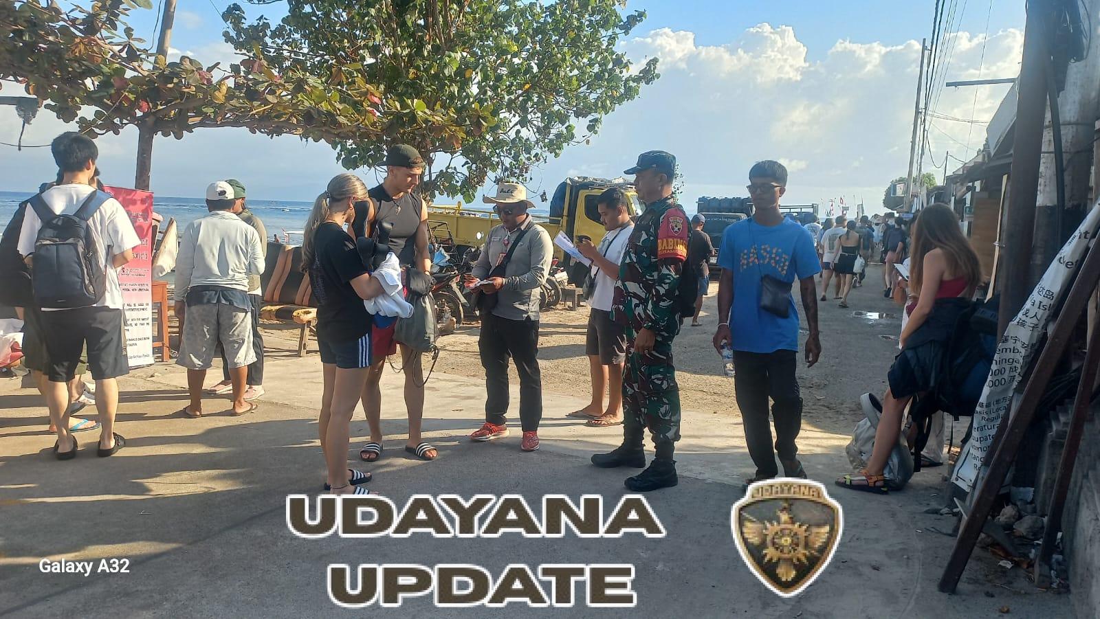 Aparat Gabungan Di Nusa Penida Gelar Monitoring Pelabuhan