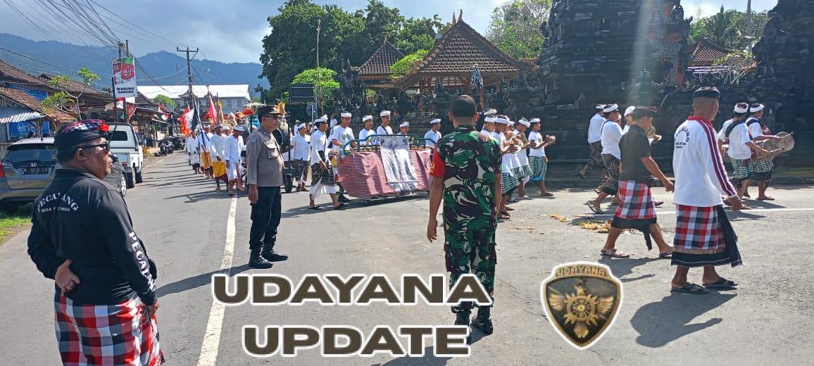 TNI-Polri Dan Pecalang Di Dawan Kelod Amankan Mepeed