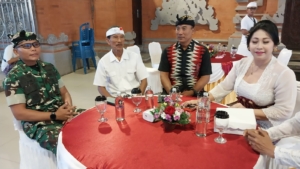 Letkol Sidik Pramono Dampingi Wabup Klungkung Hadiri Upacara Manusa Yadnya Massal