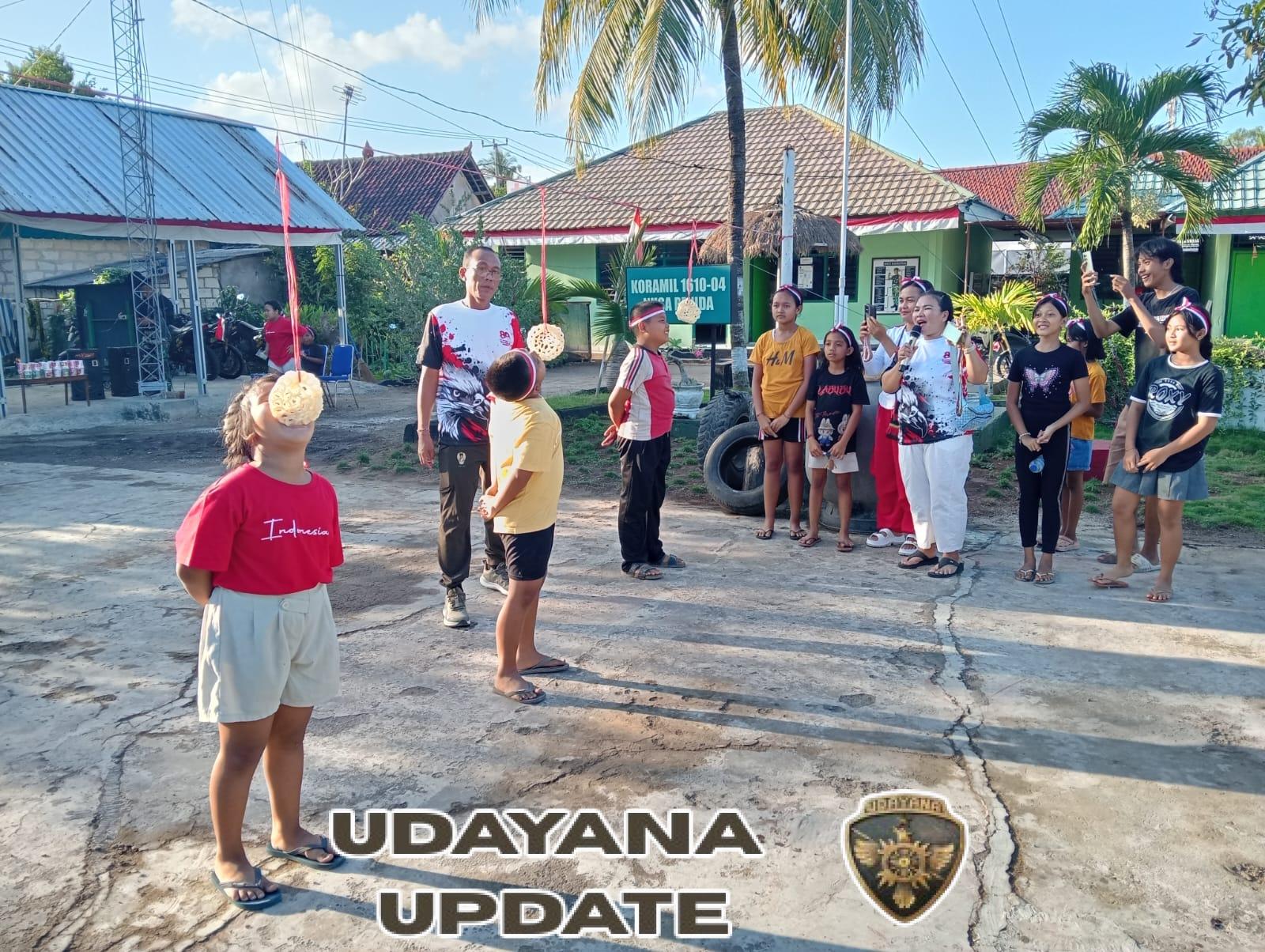 Koramil Nusa Penida Gelar Lomba 17 Agustus Untuk Anak SD