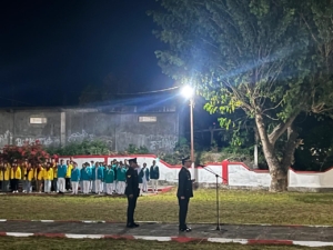 Dalam Keheningan Malam, Dandim Ende Pimpin Renungan Suci HUT ke-80 Kemerdekaan RI