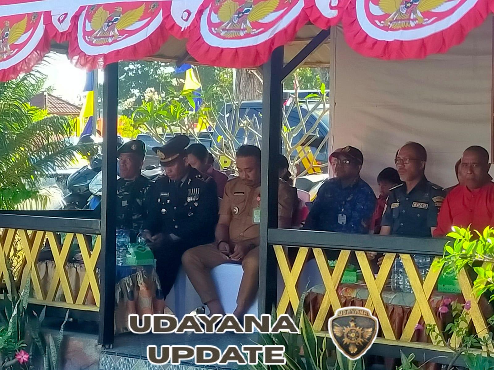 Babinsa Koramil 01/Ba’a Hadiri Upacara Memperingati HUT RI Ke-80 di Polsek Lobalain