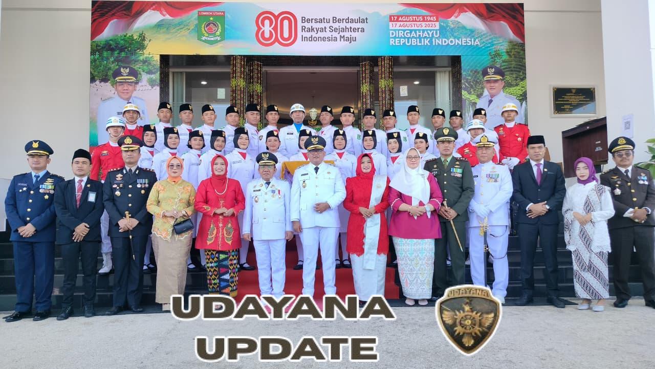 Ribuan Warga Antusias Ikuti Upacara HUT RI ke-80