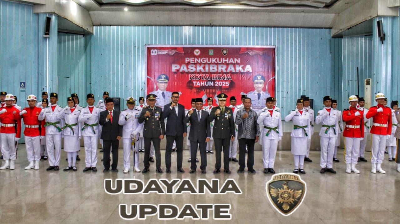 Semangat Patriotisme Membara, Dandim 1608/Bima Kukuhkan Paskibra Kota Bima di Paruga Nae